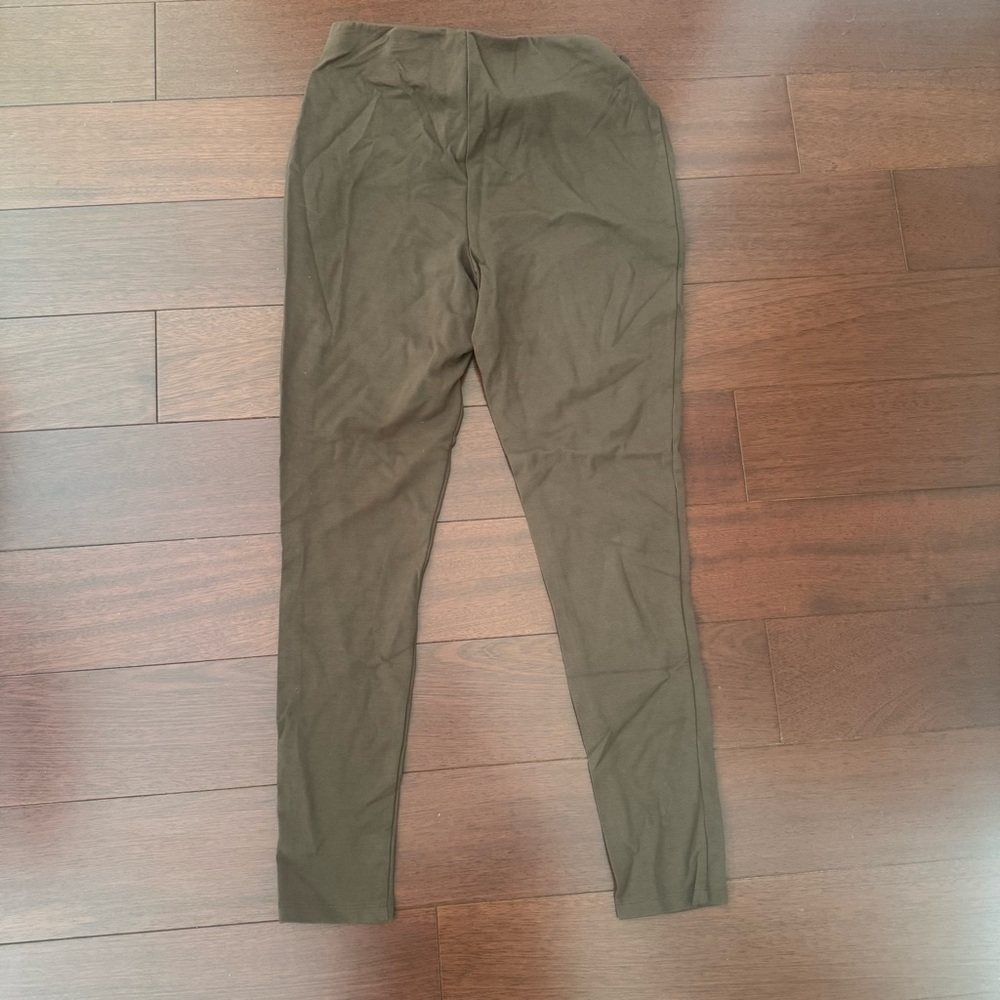 Passport Women's Khaki Leggings Size 12 - Picture 4 of 5